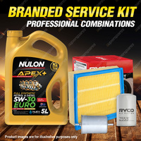 Ryco Oil Air Fuel Filter 5L APX5W30C3 Engine Oil Service Kit for Audi A4 B5 1.8L