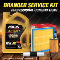 Ryco Oil Air Fuel Filter 5L APX10W40 Eng. Oil Service Kit for BMW 318is E36 1.9L