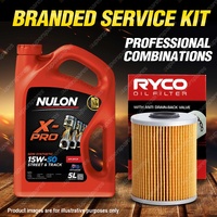 Ryco Oil Filter 5L XPR15W50 Engine Oil Service Kit for Bmw 520I 525I E34 6cyl