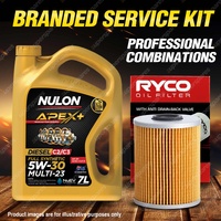 Ryco Oil Filter 7L APX5W30C23 Engine Oil Service Kit for Bmw M3 E36 3.2L 96-00