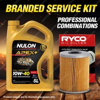 Ryco Oil Filter 5L APX10W40 Engine Oil Service Kit for Volkswagen Golf Mk Passat