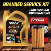 Ryco Oil Filter 7L APX5W40D2 Engine Oil Service Kit for Mercedes Benz C E Class