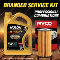 Ryco Oil Filter 5L APX5W30A5 Engine Oil Kit for Volvo S60 V40 V60 Xc60 Xc70