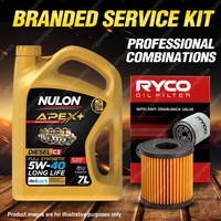 Ryco Oil Filter 7L APX5W40D2 Engine Oil Service Kit for Citroen C5 2.0 HDI 2L