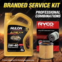 Ryco Oil Filter 5L APX5W40 Engine Oil Service Kit for Bmw 428I 520I 528I 640I