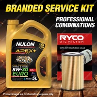 Ryco Oil Filter 5L APX5W30C3 Engine Oil Service Kit for Kia Rondo RP Soul AM