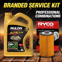 Ryco Oil Filter 5L APX5W30C3 Eng. Oil Service Kit for Audi A1 A3 8P A4 B8 A5 Tt