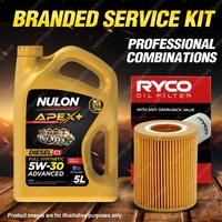 Ryco Oil Filter Nulon 5L APX5W30C1 Engine Oil Kit for Jaguar Xf X250 V6 Xj X351