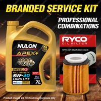 Ryco Oil Filter Nulon 7L APX5W40D2 Engine Oil Kit for Mercedes Benz Glc250D X253
