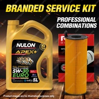 Ryco Oil Filter Nulon 5L APX5W30C3 Engine Oil for Audi A4 B8 A5 A6 A8 D4 Allroad