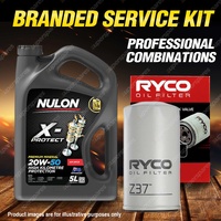 Ryco Oil Filter 5L PRO20W50 Engine Oil Service Kit for Nissan 1000 B10 1200 2300