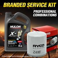 Ryco Oil Filter 5L PRO20W50 Engine Oil Service Kit for Bmw 318I E30 320 320I E21