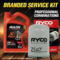 Ryco Oil Filter 5L XPR5W30 Engine Oil Service Kit for Honda Accord Civic Jazz V6