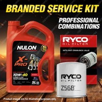 Ryco Oil Filter 5L XPR10W40 Engine Oil Service Kit for Mitsubishi Magna TS TR