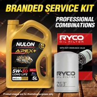 Ryco Oil Filter 5L APX5W30D1 Eng. Oil Service Kit for Ford Mondeo HC HD HE Zetec