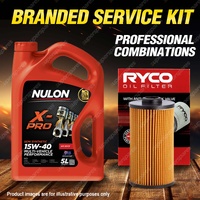 Ryco Oil Filter 5L XPR15W40 Eng Oil Service Kit for BMW 740iL E32 4.0L V8 Petrol