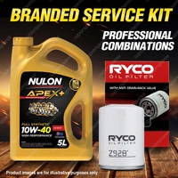 Ryco Oil Filter 5L APX10W40 Eng. Oil Service Kit for Ford Falcon FG FGX 5.0L V8