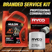 Ryco Oil Filter 7L XPRHD15W40 Oil Service Kit for Holden Jackaroo UBS Rodeo TF