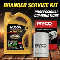 Ryco Oil Filter 5L APX5W30C3 Engine Oil Service Kit for Jeep Cherokee KJ 3.7L V6
