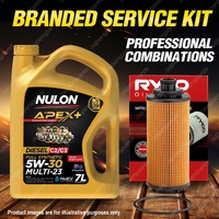 Ryco Oil Filter 7L APX5W30C23 Eng. Oil Service Kit for Holden Colorado 7 RG Z71