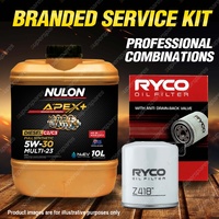 Ryco Oil Filter 10L APX5W30C23 Eng Oil Service Kit for Landcruiser Prado GDJ150R