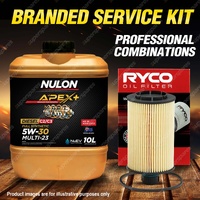 Ryco Oil Filter 10L APX5W30C23 Oil Service Kit for Jeep Grand Cherokee WK 3.0L