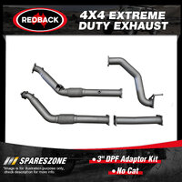 Redback 3" DPF Adaptor Kit No Cat for Toyota Landcruiser VDJ200R With DPF
