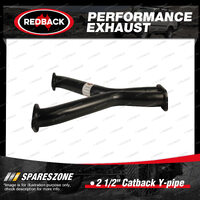 Redback 2 1/2" Catback Y-pipe for FPV Falcon Force 8 GT Pursuit BF BA Cobra BF