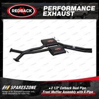 Redback Twin 2.5" Centre Mufflers for HSV Coupe GTO GTS V2 LS1 GENIII 2001-2004