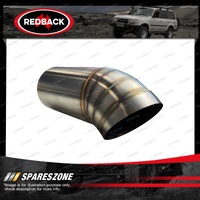 Redback Exhaust Tip Dump Pipe - 89mm 3.5" In 89mm 3.5" Out Length 178mm 304 SS
