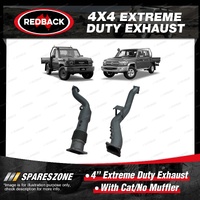 Extreme Duty 4" Exhaust DPF Adapter Pipe W/Cat for Toyota Landcruiser VDJ 76 79
