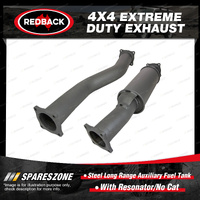 Redback Extreme Duty Adaptor Kit With Resonator for Toyota Landcruiser 76 Ser