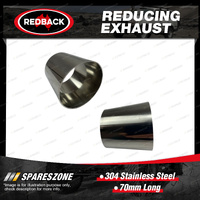 Redback Reducing Exhaust - Inlet 2.5" Outlet 3" 304 Stainless Steel Size Reducer