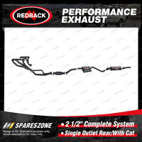 Redback 2 1/2" Complete System 1 Outlet Rear for Holden Commodore Calais VP VR