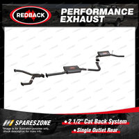 Redback 2 1/2" Cat Back System Single Outlet Rear for Ford Fairmont Falcon AU