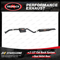 Redback 2 1/2" Cat Back System Dual Outlet Rear for Holden Caprice Statesman VQ
