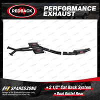 Redback 2 1/2" Cat Back System 2 Outlet Rear for HSV Avalanche Maloo R8 Senator