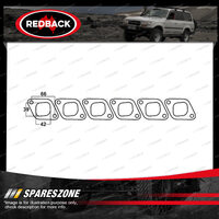 6 Redback DSF Exhaust Manifold Gaskets for Nissan Patrol GQ Y60 Series TB42 TD42