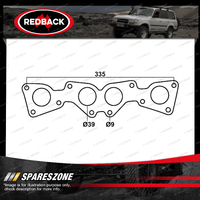 Redback DSF Exhaust Manifold Gasket for Mazda B2600 Raider Bravo 2.6L G6 EFI 12V