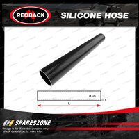 Redback 2" Silicone Hose - Length 1m Straight Black Chemical Resistance