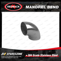 Redback Mandrel Bend 90 Degree - OD 63mm Tight Radius 304 Grade Stainless Steel