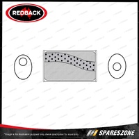 Redback Sports Muffler - 9x4" STR 14" Offset/Centre 3 Spigots 304 Grade Polished