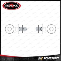 Redback Universal Truck Muffler - 10" Round 44" Long ID 5" In/Out C/C Aluminised