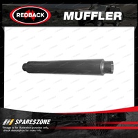 Redback Universal Truck Muffler - 7" Round 44" Long ID 5" C/C S/Thru Aluminised