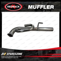 Redback 3" J Pipe Muffler Delete RH for Holden Commodore VE VF Statesman WM