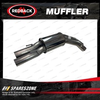 Redback Dual 3" 409 Rear Muffler for Holden Commodore Calais VT VX VY VZ 97-07