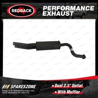 Redback Performance Exhaust System with Muffler Rear for Ford Falcon FG 08-14