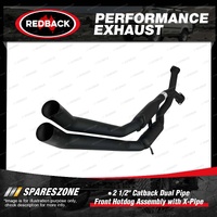 Redback Twin Centre Hotdog/Resonators for Holden Monaro V2 Police Car VT VX 5.7L