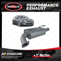 Redback 3" Rear Muffler Driver Side for Holden Commodore Calais VE VF 2006-2016