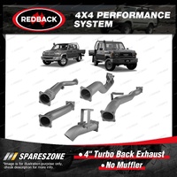 Redback Extreme Duty Exhaust for Toyota Landcruiser VDJ 79 79R 1VDFTV 2007-On